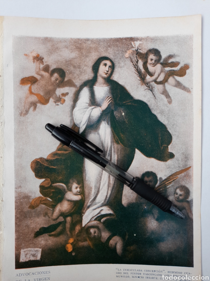 Coleccionismo: LA INMACULADA CONCEPCI&Oacute;N. por IGNACIO IRIARTE / un JAZZ callejero. De Molin&eacute;.1932