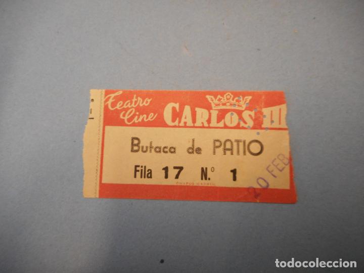Coleccionismo: BOLETO TEATRO CINE. CARLOS III.