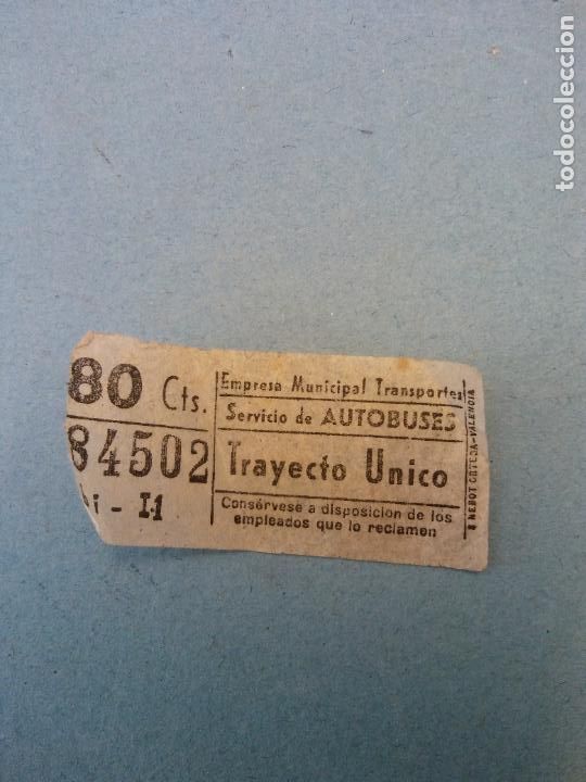 Coleccionismo: BOLETO SERVICIO DE AUTOBUSES. - Foto 1