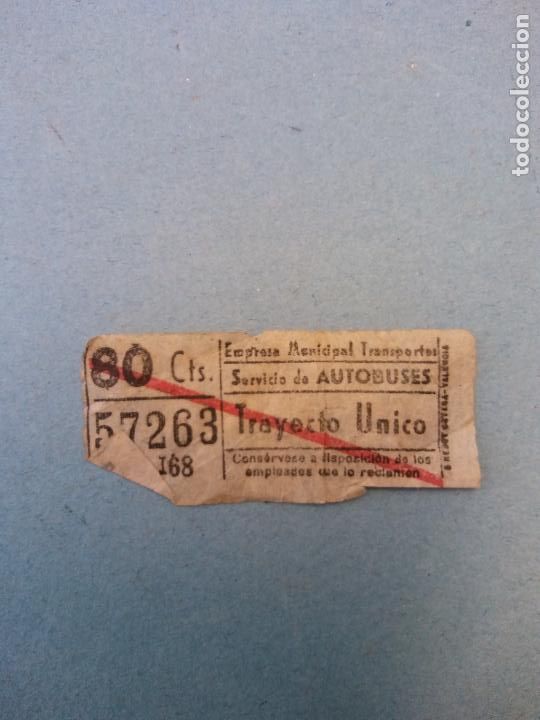 Coleccionismo: BOLETO SERVICIO DE AUTOBUSES. - Foto 1