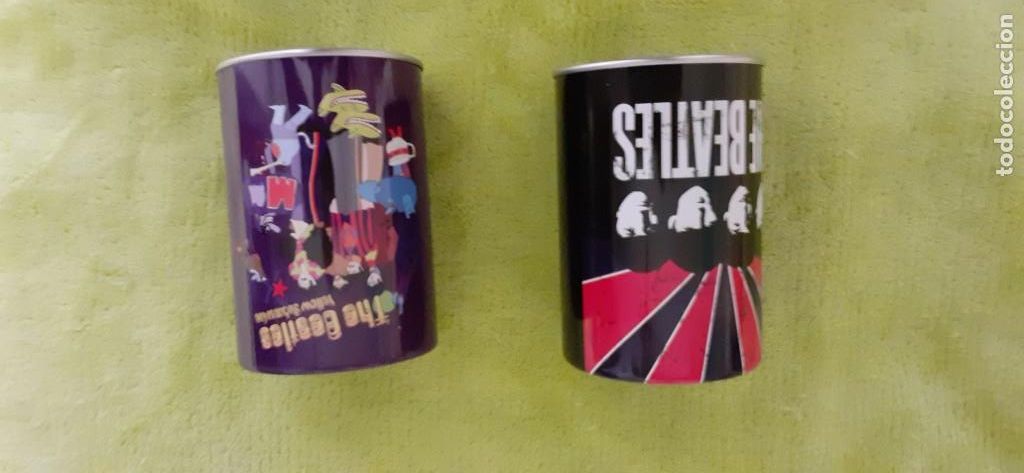 Coleccionismo: LOTE X 2 VASO PORTA-LAPICES THE BEATLES 11 X 7,5 CM NUEVOS PRODUCTO OFICIAL