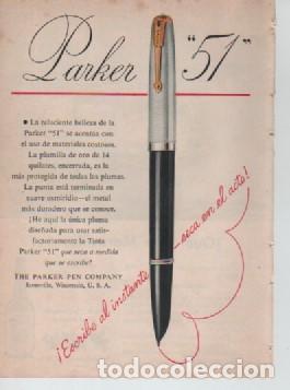 Coleccionismo: ANUNCIO PUBLICIDAD ESTILOGRAFICAS PARKER - WHISKEY FOUR ROSES