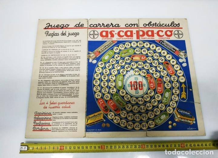 Coleccionismo: ANTIGUO JUEGO CARRERAS CON OBSTACULOS PUBLICIDAD BAYER ORIGINAL ART-DECO A&Ntilde;OS 20