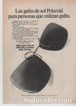 Coleccionismo: ANUNCIO PUBLICIDAD GAFAS DE SOL POLAROID