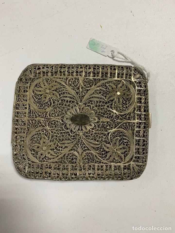 Coleccionismo: PITILLERA DE FILIGRANA. 75 GR. - Foto 1