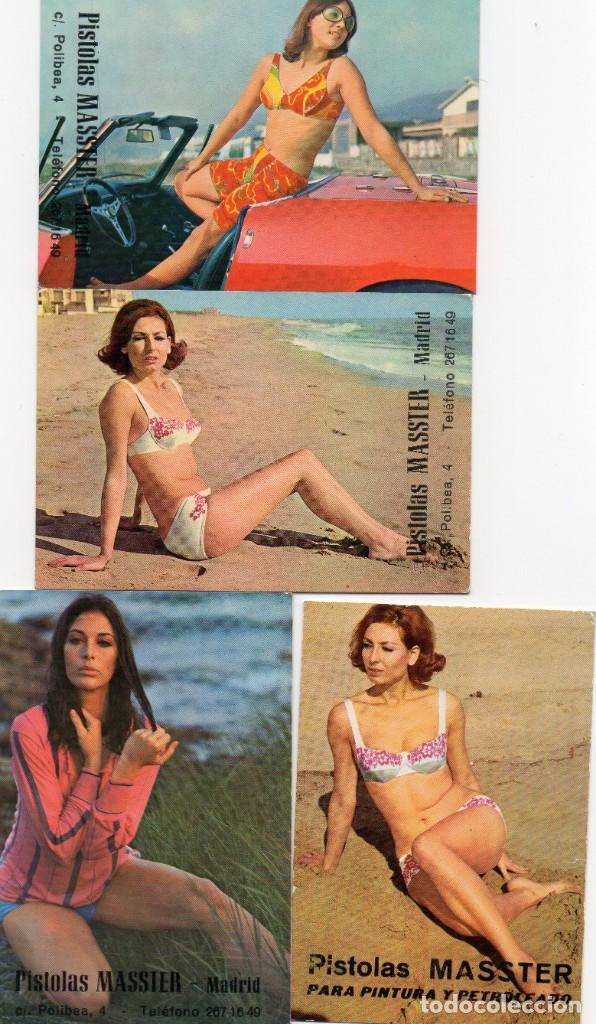 Sammelleidenschaft Papier: Calendario de chicas 2000 - 10 TARJETAS - PUBLICIDAD PISTOLAS MASSTER