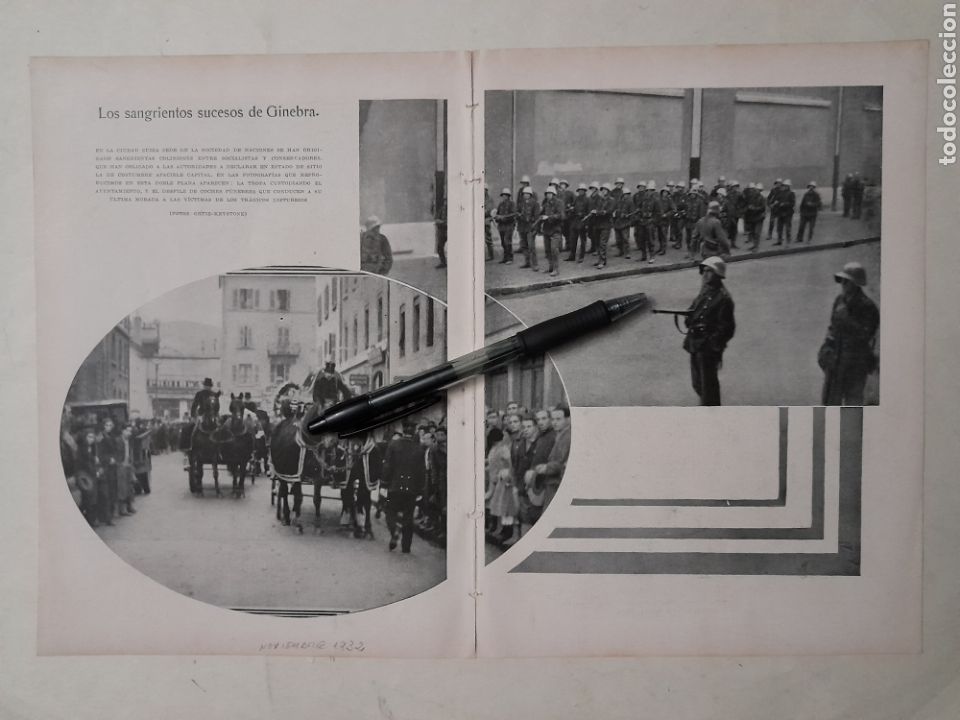 Coleccionismo: LOS SANGRIENTOS SUCESOS DE GINEBRA. 1932