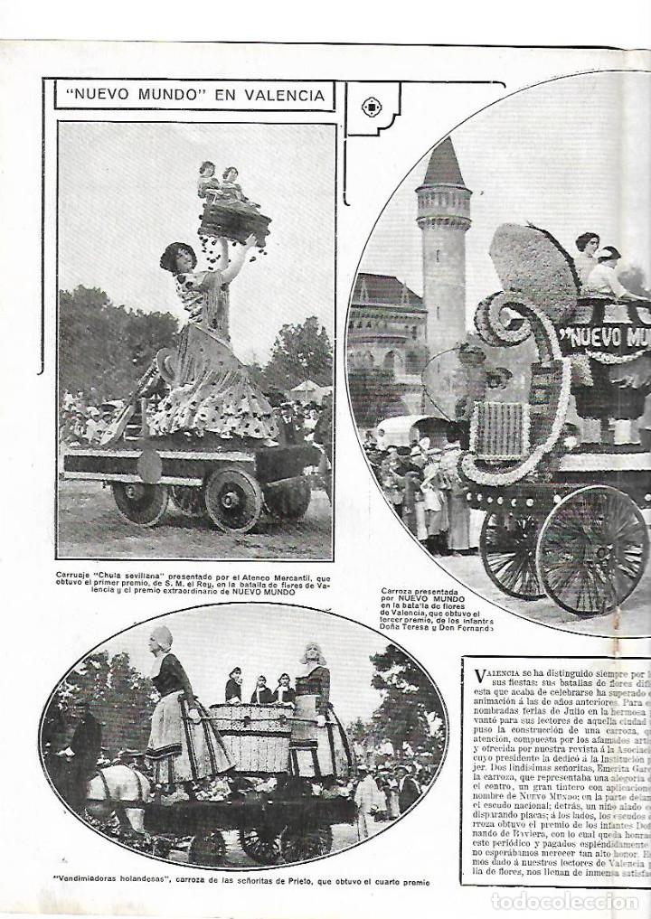 Sammelleidenschaft Papier: A&Ntilde;O 1912 RECORTE PRENSA VALENCIA BATALLA DE LAS FLORES CARROZAS DESFILE