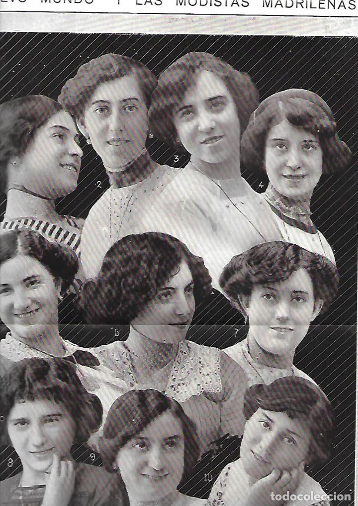 Sammelleidenschaft Papier: A&Ntilde;O 1912 RECORTE PRENSA MODISTAS MADRID PREMIADAS EN EL CONCURSO DE MODISTAS