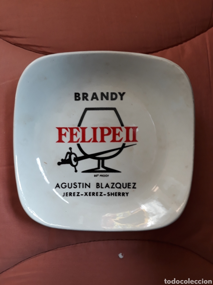 Coleccionismo: Cenicero Brandy Felipe II