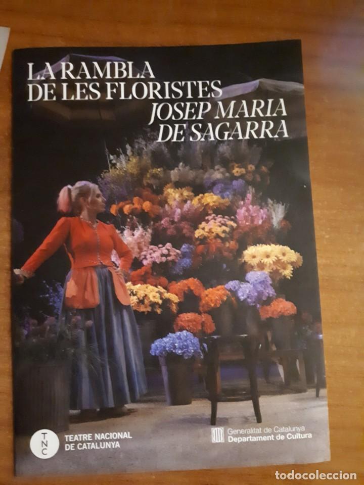 Coleccionismo: Folleto la rambla de les floristes