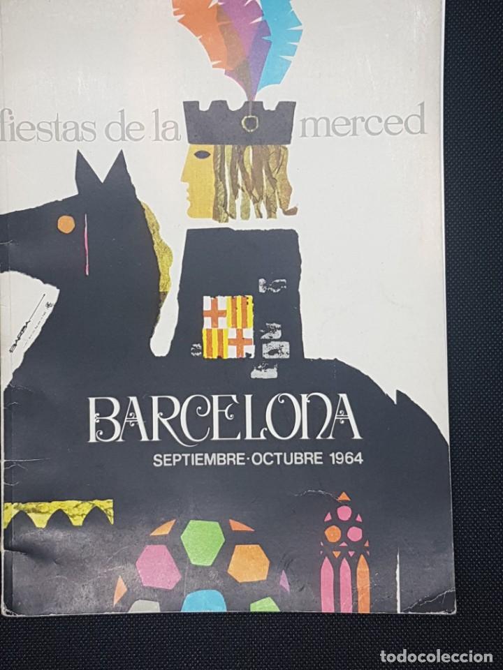Coleccionismo: Programa Festes de la Merce de barcelona 1964 en castellano - Foto 1