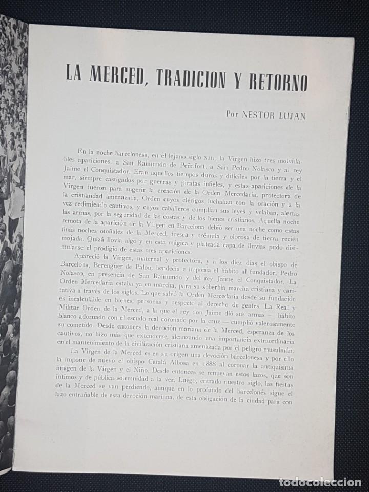 Coleccionismo: Programa Festes de la Merce de barcelona 1964 en castellano - Foto 2