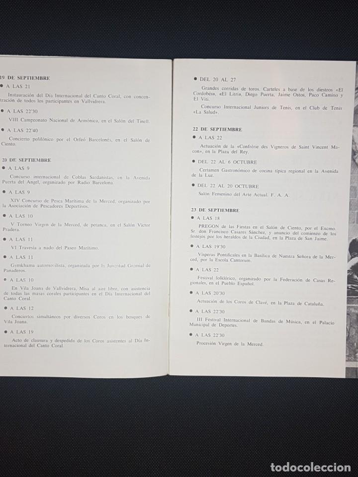 Coleccionismo: Programa Festes de la Merce de barcelona 1964 en castellano - Foto 4