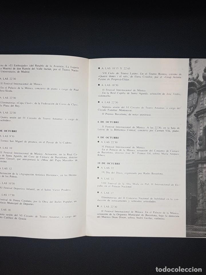 Coleccionismo: Programa Festes de la Merce de barcelona 1964 en castellano - Foto 5