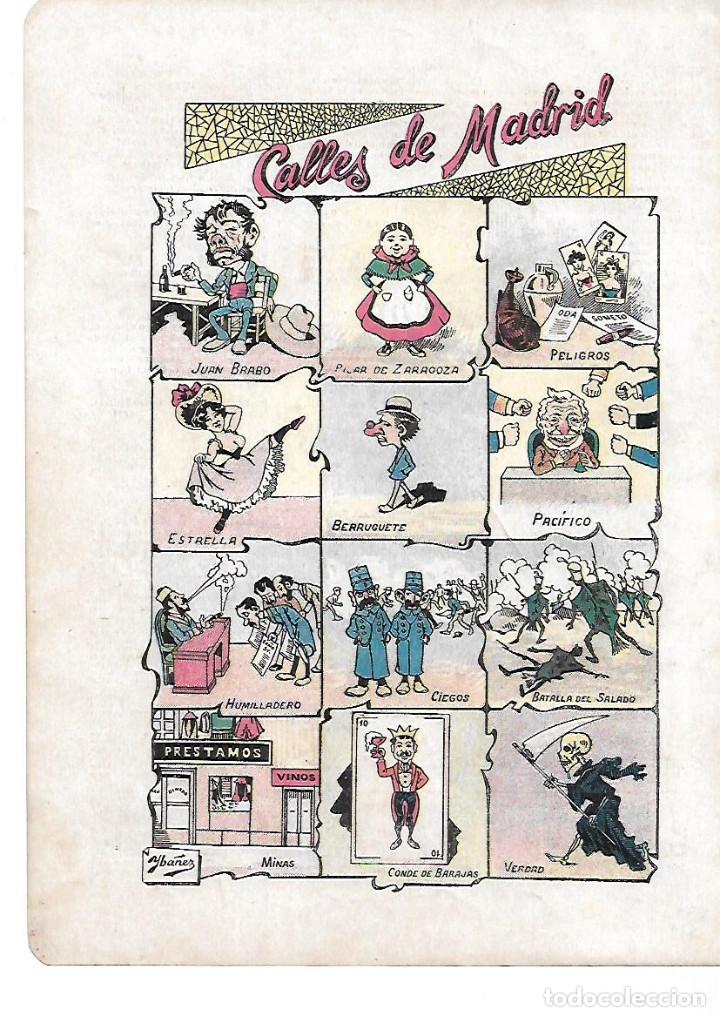 Collezionismo: A&Ntilde;O 1901 DIBUJO CARICATURA YBA&Ntilde;EZ NOMENCLATURA NOMBRES DE LAS CALLES DE MADRID