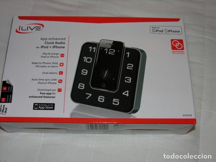 Coleccionismo: RADIO-RELOJ PARA IPHONE/IPOD - Foto 3