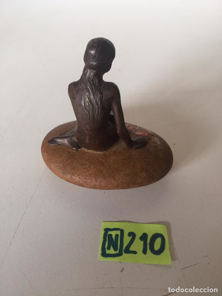 Coleccionismo: PEQUE&Ntilde;A FIGURA DE BRONCE - Foto 2