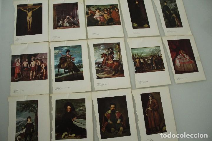Coleccionismo: 14 LAMINAS DE VELAZQUEZ VER FOTOS ALGUNAS ESTAN ROTAS