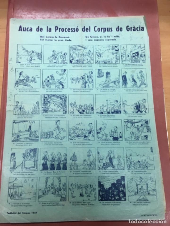 Coleccionismo: Auca de la processo del corpus de gracia - Foto 1