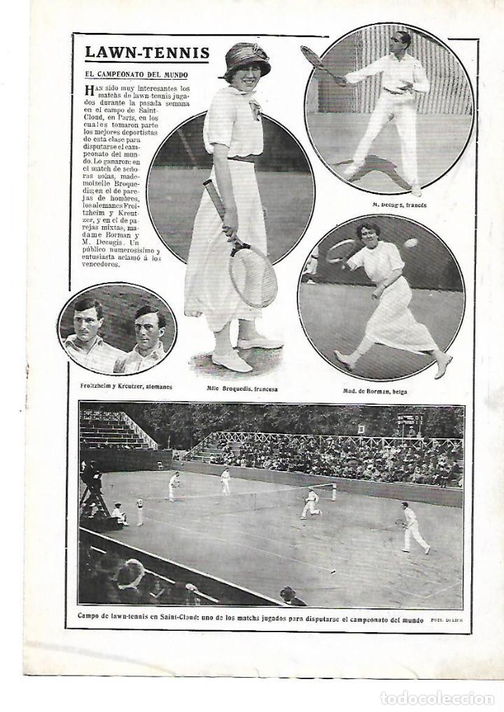 Coleccionismo: A&Ntilde;O 1912 DEPORTES CAMPEONATO MUNDIAL TENIS BROQUEDIS DE BORMAN FROITZHEIM KREUTZER DECUGIS