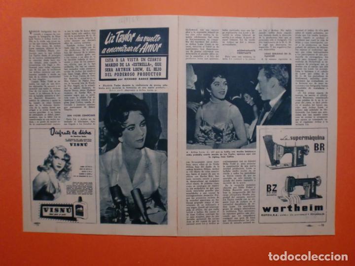 Collectionnisme: LIZ TAYLOR ARTHUR LOEW CUARTO MATRIMONIO - 16/8/1958