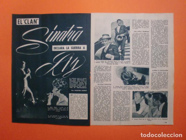 Collectionnisme: EL CLAN SINATRA DECLARA LA GUERRA A LIZ TAYLOR - ESE LAVA LIMPIO LIMPISIMO - 19/8/1961