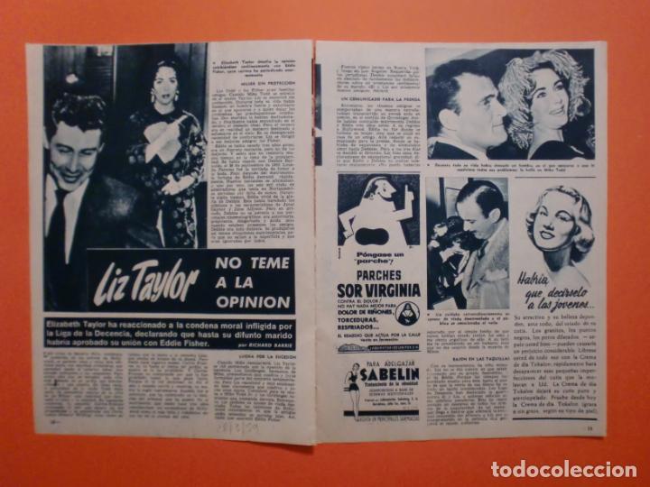 Collectionnisme: LIZ TAYLOR NO TEME A LA OPINION - BARCELONA 400.000 MONAS PARA PASCUA - 28/3/1959