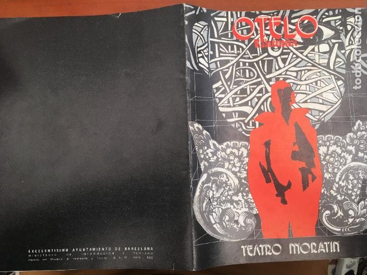 Coleccionismo: otelo carlos ballesteros shakespeare moratin barcelona folleto de mano de teatro
