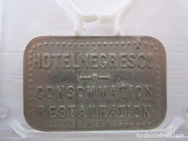 Coleccionismo: FICHA CONSUMICION ANTIGUA HOTEL MONAGUESCO MONTECARLO