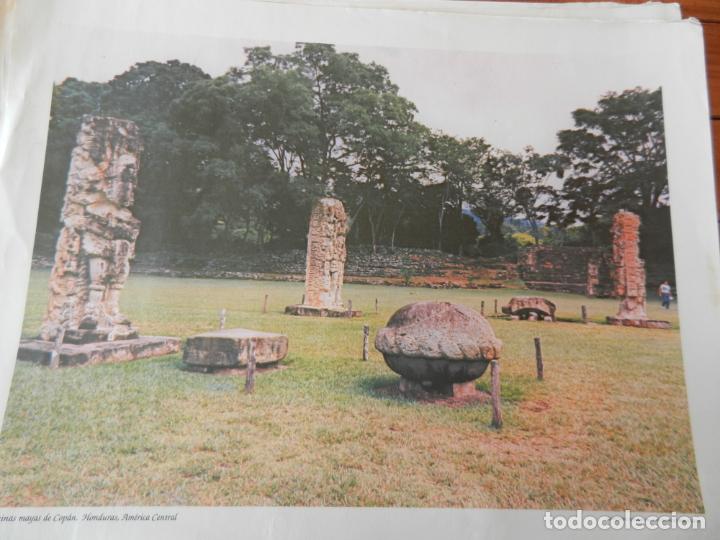 Coleccionismo: RUINAS MAYA DE COP&Aacute;N - HONDURAS - AM&Eacute;RICA CENTRAL - L&Aacute;MINA GRAFICENTRO EDITORES - MIDE 43X33 CM.