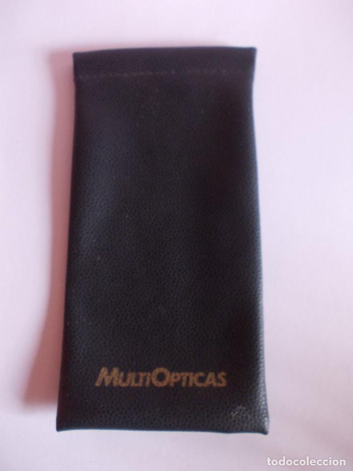 Coleccionismo: Funda protector de Gafas Miltiopticas tipo cuero - Foto 1