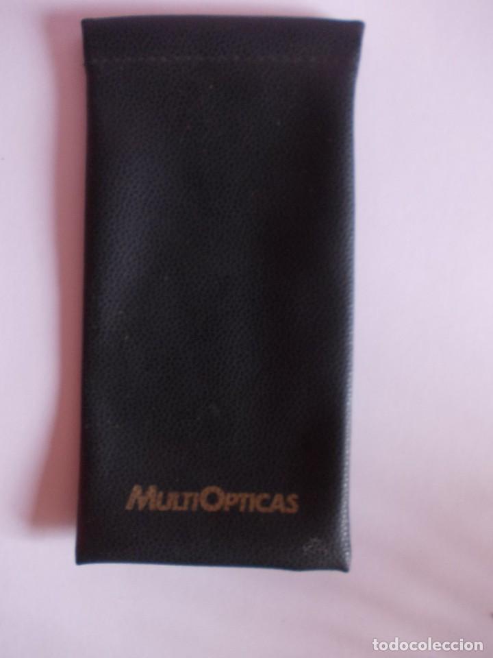 Coleccionismo: Funda protector de Gafas Miltiopticas tipo cuero - Foto 2
