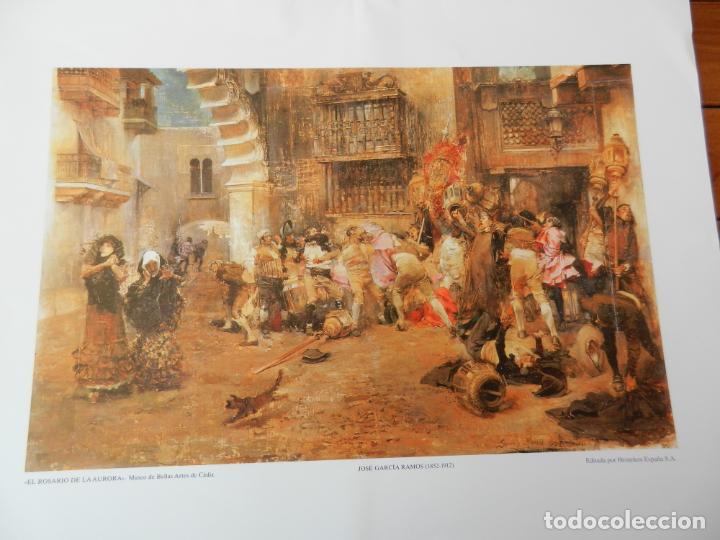 Coleccionismo: EL ROSARIO DE LA AURORA - JOS&Eacute; GARC&Iacute;A RAMOS - L&Aacute;MINA EDITADA POR HEINEKEN - MIDE 42.5X34 CM.