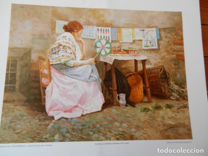 Coleccionismo: PUESTO DE CHUCHERIAS - RAFAEL LATORRE BIEDMA - L&Aacute;MINA EDITADA POR HEINEKEN - MIDE 42.5X34 CM.