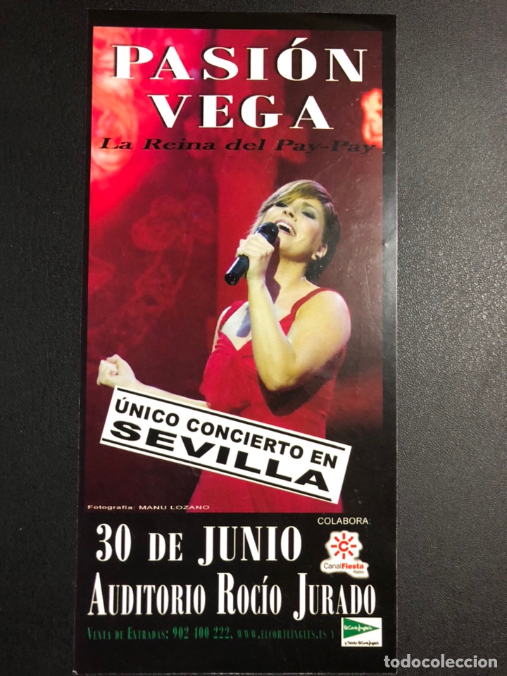 Coleccionismo: Programa auditorio roci&oacute; jurado sevilla pasion vega 1