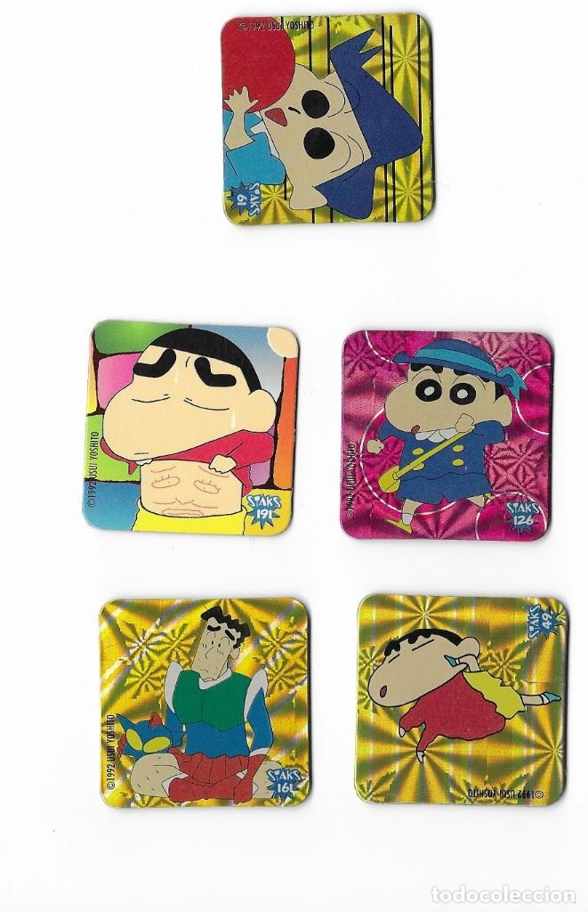 Coleccionismo: 5 STAKS DE SHIN CHAN - Foto 1