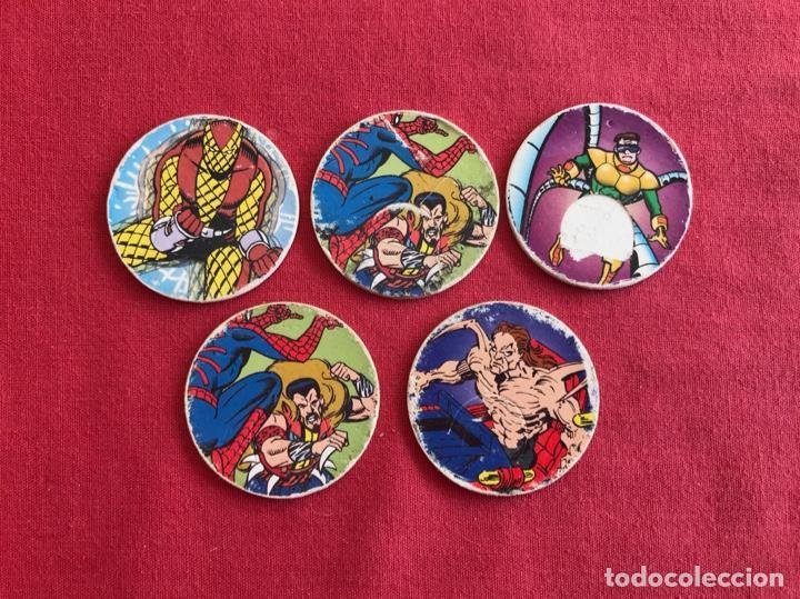 lote 5 tazos caps pogs - spiderman marvel comic - Buy Other collectible  objects on todocoleccion