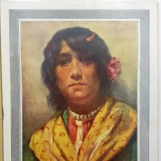 Coleccionismo: FLORENCIO VIDAL. GITANA DEL ALBAICIN. 1912. LÁMINA DE REVISTA BLANCO Y NEGRO. GRANADA