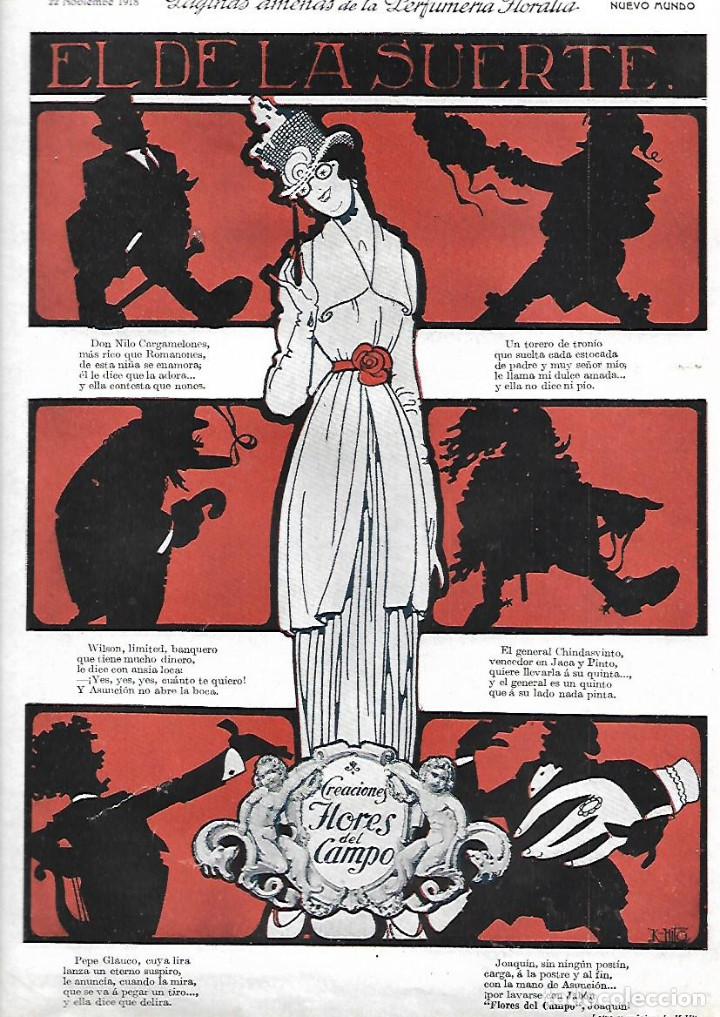 Collezionismo: A&Ntilde;O 1918 PUBLICIDAD PAGINAS AMENAS PERFUMERIA FLORALIA FLORES DEL CAMPO DIBUJO VI&Ntilde;ETAS LETRA K HITO