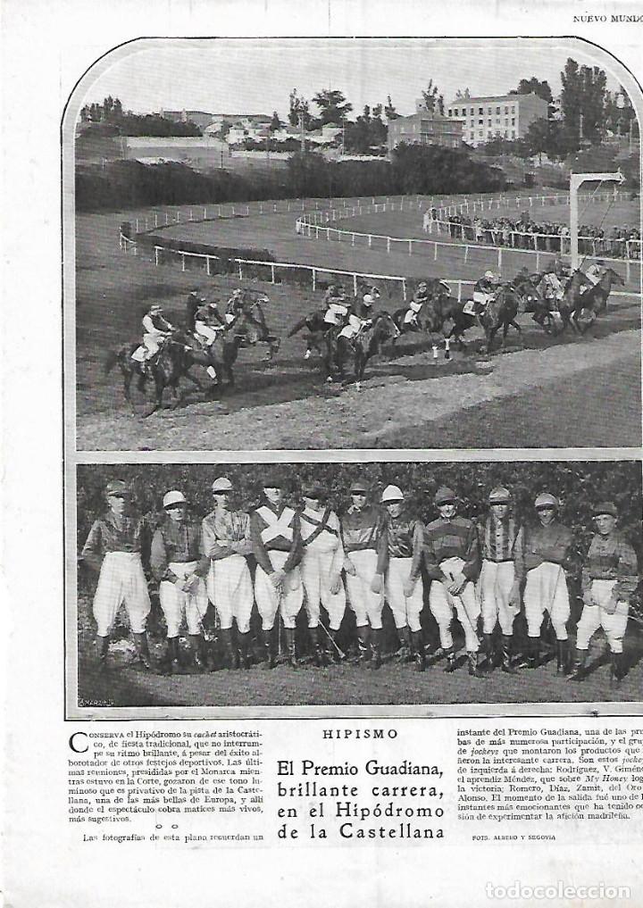 Coleccionismo: A&Ntilde;O 1930 HOJA NOTICIA HIPICA PREMIO GUADIANA HIPODROMO DE LA CASTELLANA MADRID