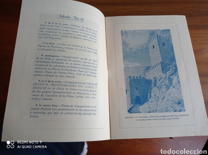 Coleccionismo: ALMER&Iacute;A PROGRAMA OFICIAL FERIA 1956 - Foto 4