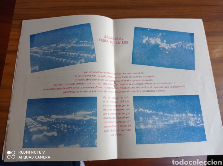 Coleccionismo: ALMER&Iacute;A PROGRAMA OFICIAL FERIA 1956 - Foto 5