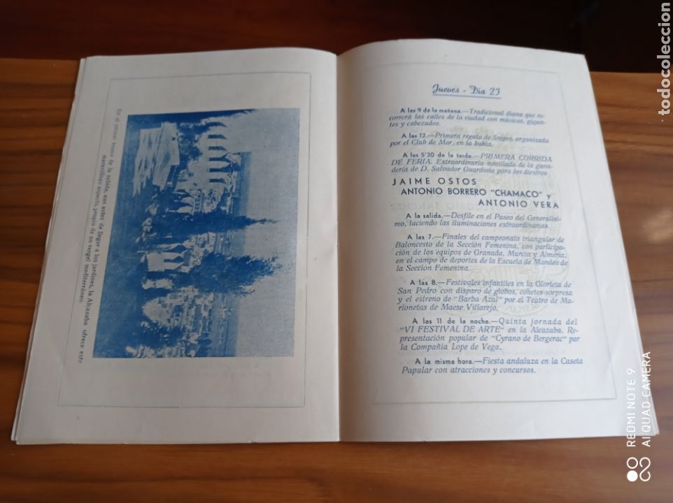 Coleccionismo: ALMER&Iacute;A PROGRAMA OFICIAL FERIA 1956 - Foto 6