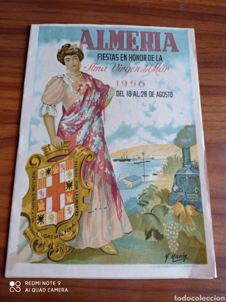 Coleccionismo: ALMER&Iacute;A PROGRAMA OFICIAL FERIA 1956 - Foto 1