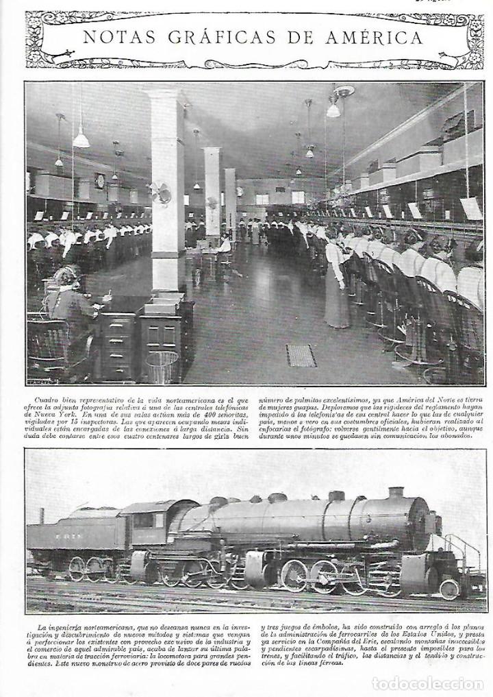 Coleccionismo: A&Ntilde;O 1919 RECORTE PRENSA TREN INGENIERIA AMERICANA LOCOMOTORA PARA GRANDES PENDIENTES COMPA&Ntilde;IA ERIE