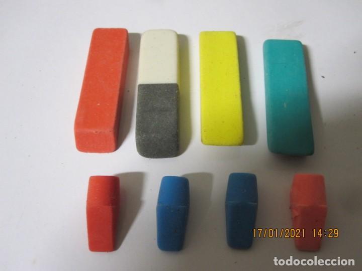 Coleccionismo: LOTE DE ANTIGUA GOMA DE BORRAR DE COLECCION