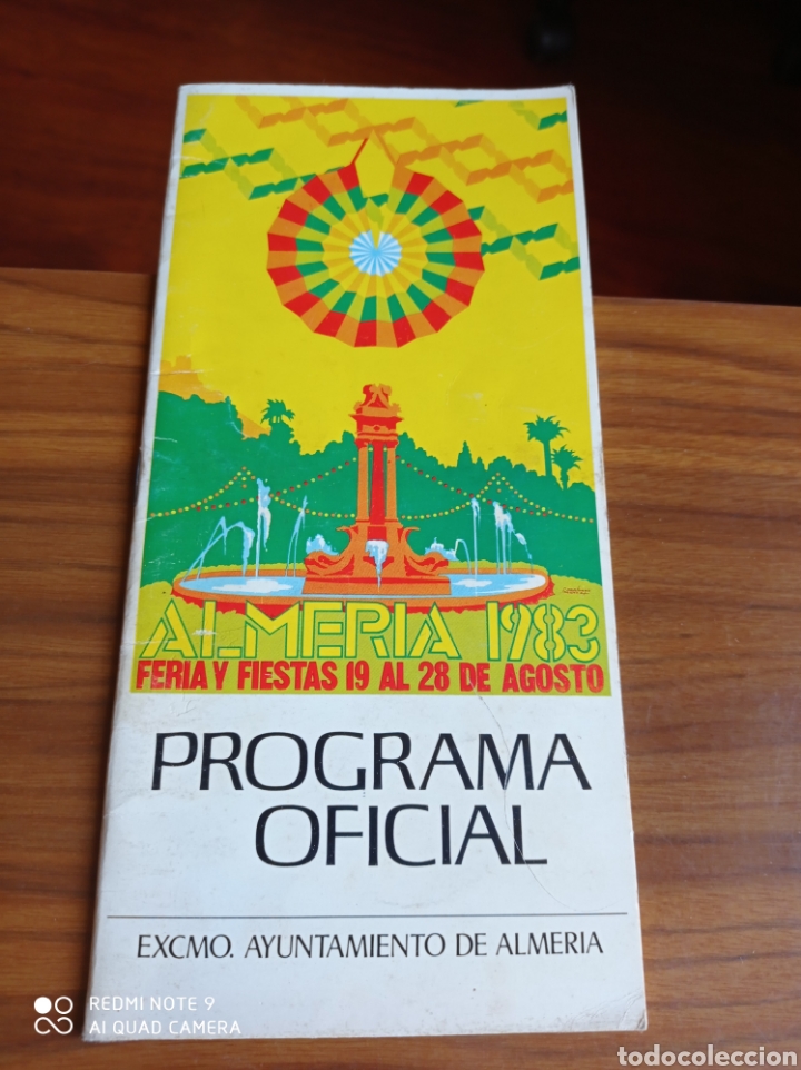 Coleccionismo: ALMER&Iacute;A PROGRAMA OFICIAL FERIA 1983 - Foto 1