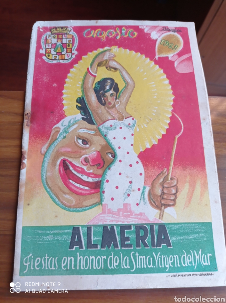 Coleccionismo: ALMER&Iacute;A PROGRAMA FERIA A&Ntilde;O 1963 - Foto 1