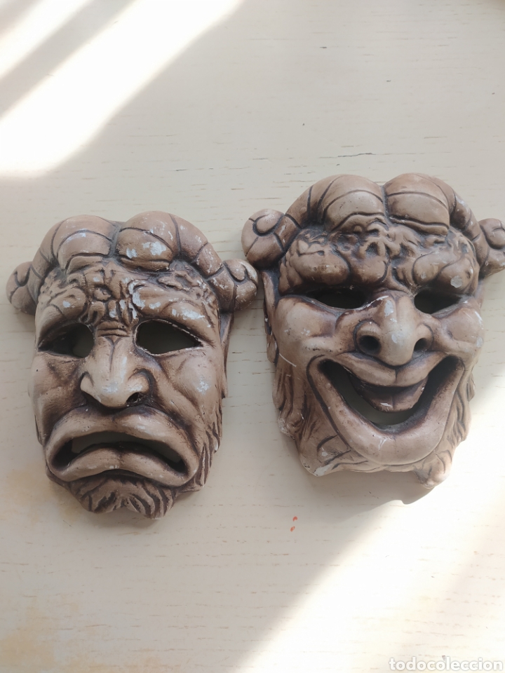 Coleccionismo: Replica m&aacute;scaras romanas teatro